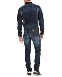 DSQUARED2 Denim Jacket With Lam Inserts
