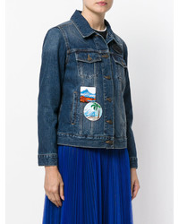 Kenzo Denim Jacket With Patches