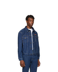 Calvin Klein Jeans Est. 1978 Est 1978 Blue Denim Logo Jacket