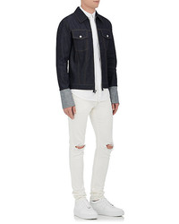 Helmut Lang Re Edition Denim Zip Front Shirt Jacket