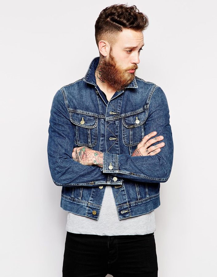 Lee Denim Jacket Rider Slim Fit Epic Blue | Where to buy & how to wear