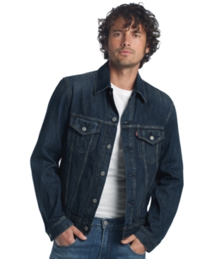 Levi's Jacket Gridlock Trucker Denim Jacket, $84 | Macy's | Lookastic