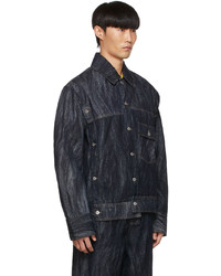 Feng Chen Wang Navy Denim Jacket