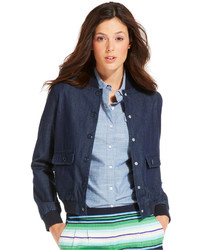 tommy hilfiger women's navy jacket