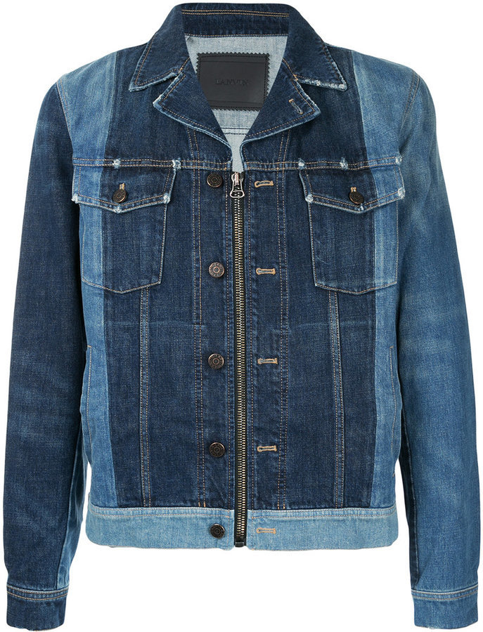 Lanvin Panelled Denim Jacket, $1,150 | farfetch.com | Lookastic