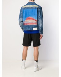 Calvin Klein Jeans Rock Print Denim Jacket