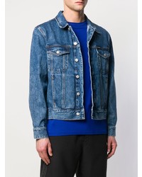 Calvin Klein Jeans Rock Print Denim Jacket
