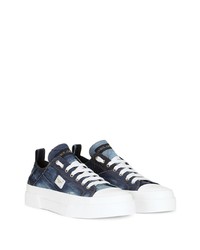 Dolce & Gabbana Logo Plaque Lace Up Sneakers