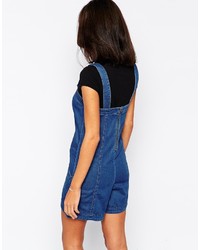 Warehouse Denim Overall Romper