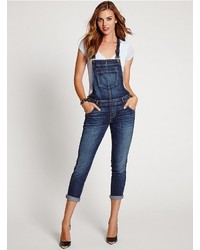 GUESS Carlie Slim Fit Overalls In Backdrop Wash