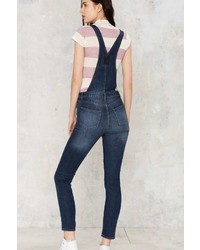 Cheap Monday Dungaree Overalls Carbon Blue