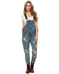 One Teaspoon The Cobain Awesome Overalls