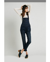 Free People Washed Denim Overall By