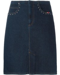 Sonia Rykiel Denim Pencil Skirt