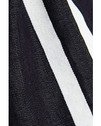 Marni Striped Denim Pencil Skirt