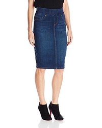 Liverpool Jeans Company Suzanne Pull On Denim Pencil Skirt