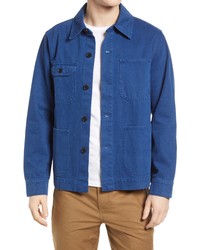 Alex Mill Gart Dyed Work Jacket In French Navy At Nordstrom
