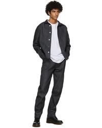 non Black Denim Raw Shirt