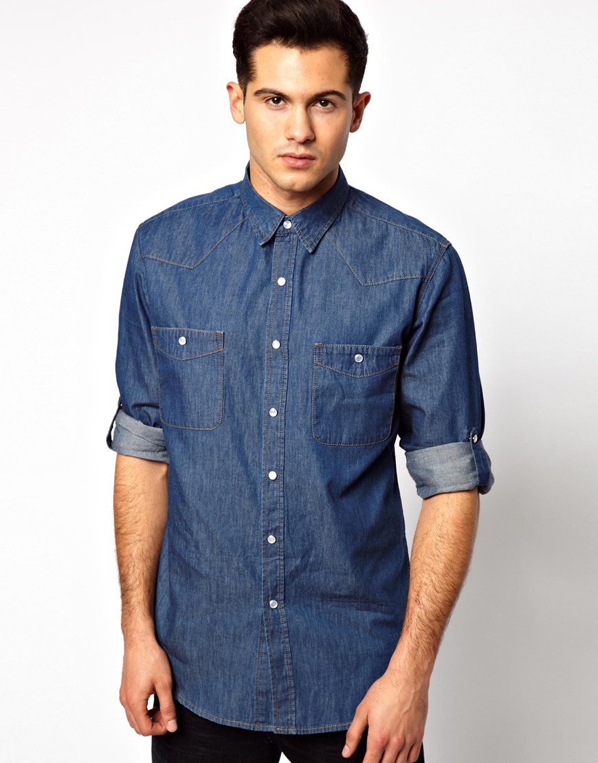 French Connection Shirt Denim, $86 | Asos | Lookastic