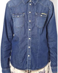Pepe Jeans Soft Denim Shirt, $133 | Asos | Lookastic