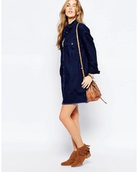 Denim shirt dress - pull&bear