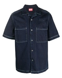 Diesel Short Sleeve Denim Shirt