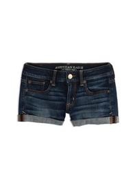 American Eagle Outfitters Dark Denim Shorts, $39 | American Eagle ...