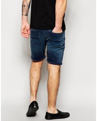 Asos Brand Denim Shorts In Skinny Fit
