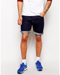 Asos Brand Denim Shorts In Slim Fit