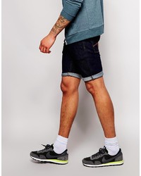 Asos Brand Denim Shorts In Super Skinny Fit