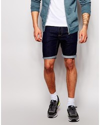 Asos Brand Denim Shorts In Super Skinny Fit