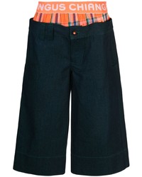 Angus Chiang Cropped Jeans With Boxer Trim