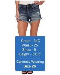 Blank NYC Denim Distress Wedge Short In Fit Of Rage Shorts