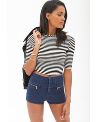 Forever 21 High Rise Zippered Shorts