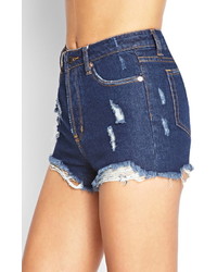 Forever 21 High Waisted Distressed Cutoffs