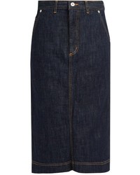 Muveil Bow Pockets Denim Skirt