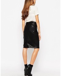 Blank NYC Denim Midi Skirt