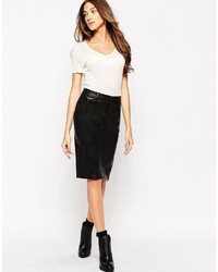 Blank NYC Denim Midi Skirt