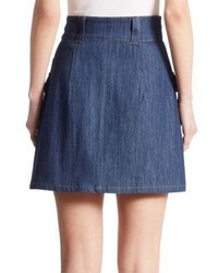 Miu Miu Denim Pocket Skirt