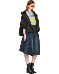 Junya Watanabe Indigo Asymmetric Denim Skirt
