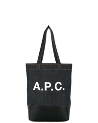 A.P.C. Denim Shopper Tote Bag