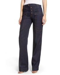 7 For All Mankind Alexa Utility Wide Leg Jeans