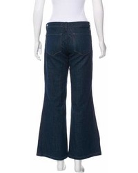 J Brand Mid Rise Flared Jeans