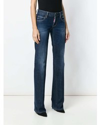 Dsquared2 Straight Leg Bootcut Jeans