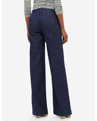 The Limited Buttoned Chambray Denim Trousers