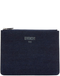 Givenchy Indigo Denim Pouch