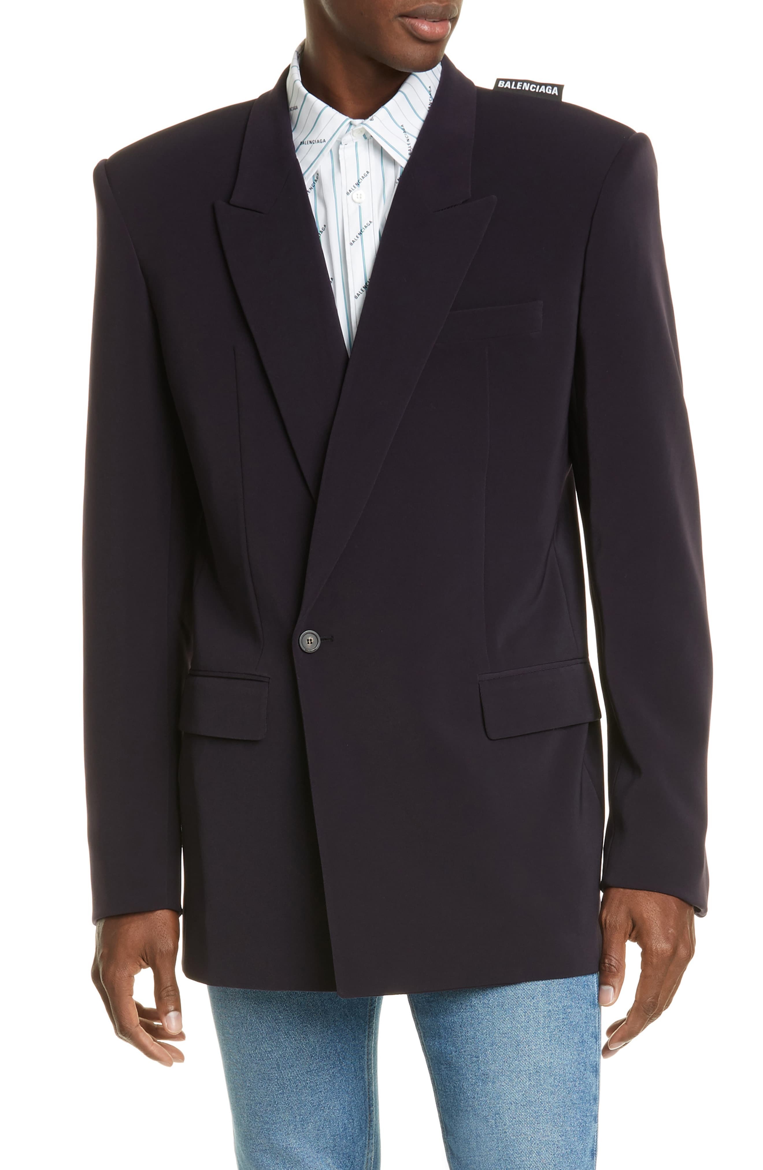 Balenciaga 80s Shoulders Jacket, $2,590 | Nordstrom | Lookastic