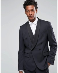Asos Brand Slim Double Breasted Suit Jacket