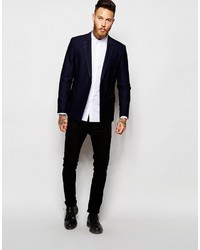 Asos Brand Slim Fit Double Breasted Blazer