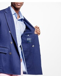 Brooks Brothers Cotton Twill Double Breasted Blazer